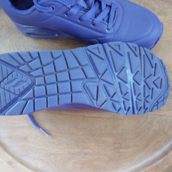 Skechers Uno Night Shades Purple Sneakers Size 7.5, EUC - Picture 3 of 4
